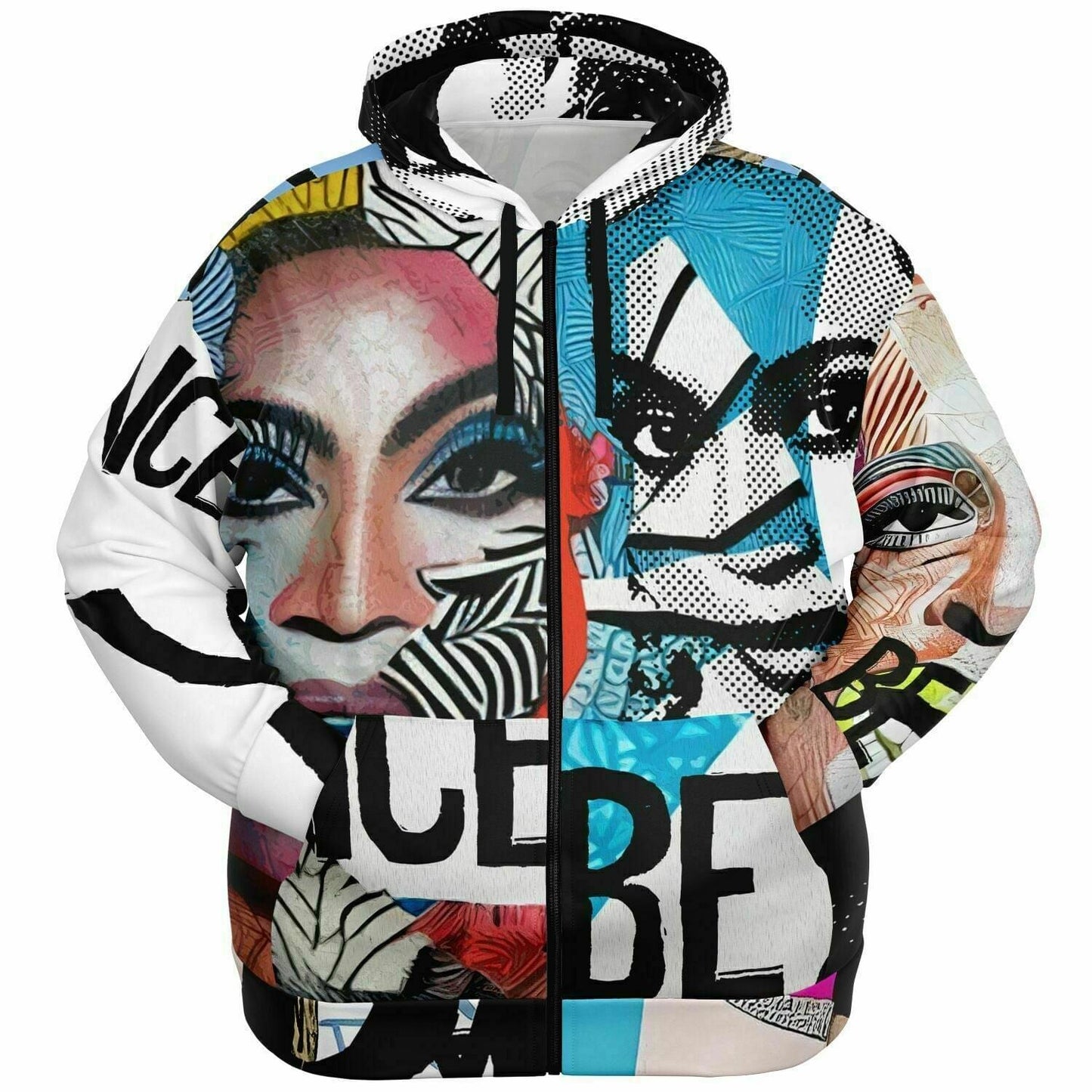 Beyoncé Drawing Unisex Plus-Size Zip Up Hoodie Hoo-design