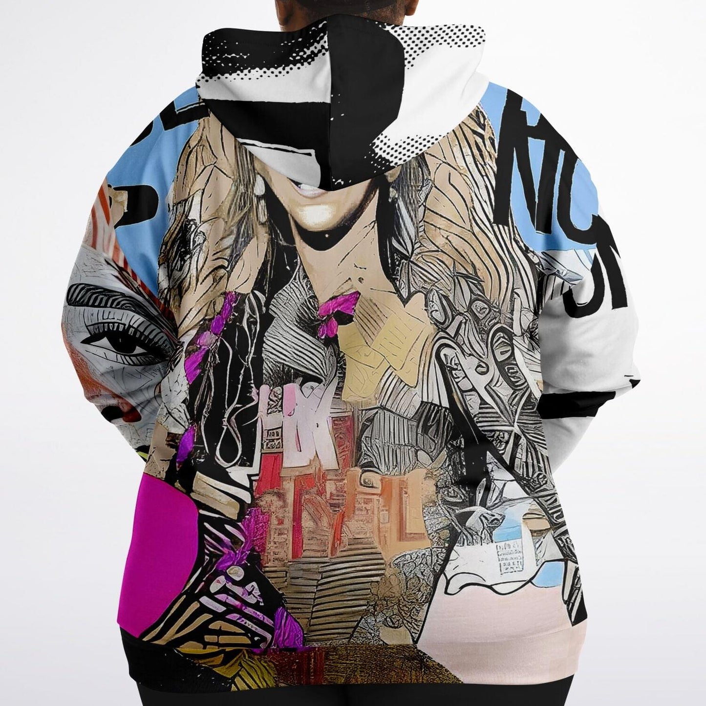 Beyoncé Drawing Unisex Plus-Size Zip Up Hoodie Hoo-design