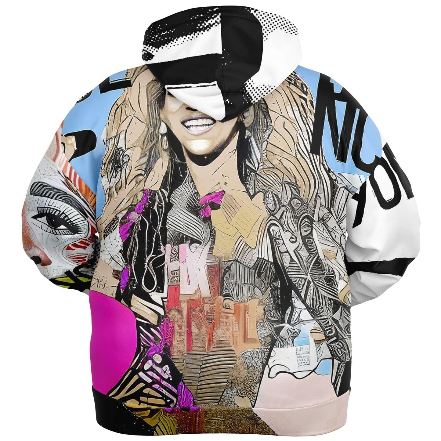 Beyoncé Drawing Unisex Plus-Size Zip Up Hoodie Hoo-design