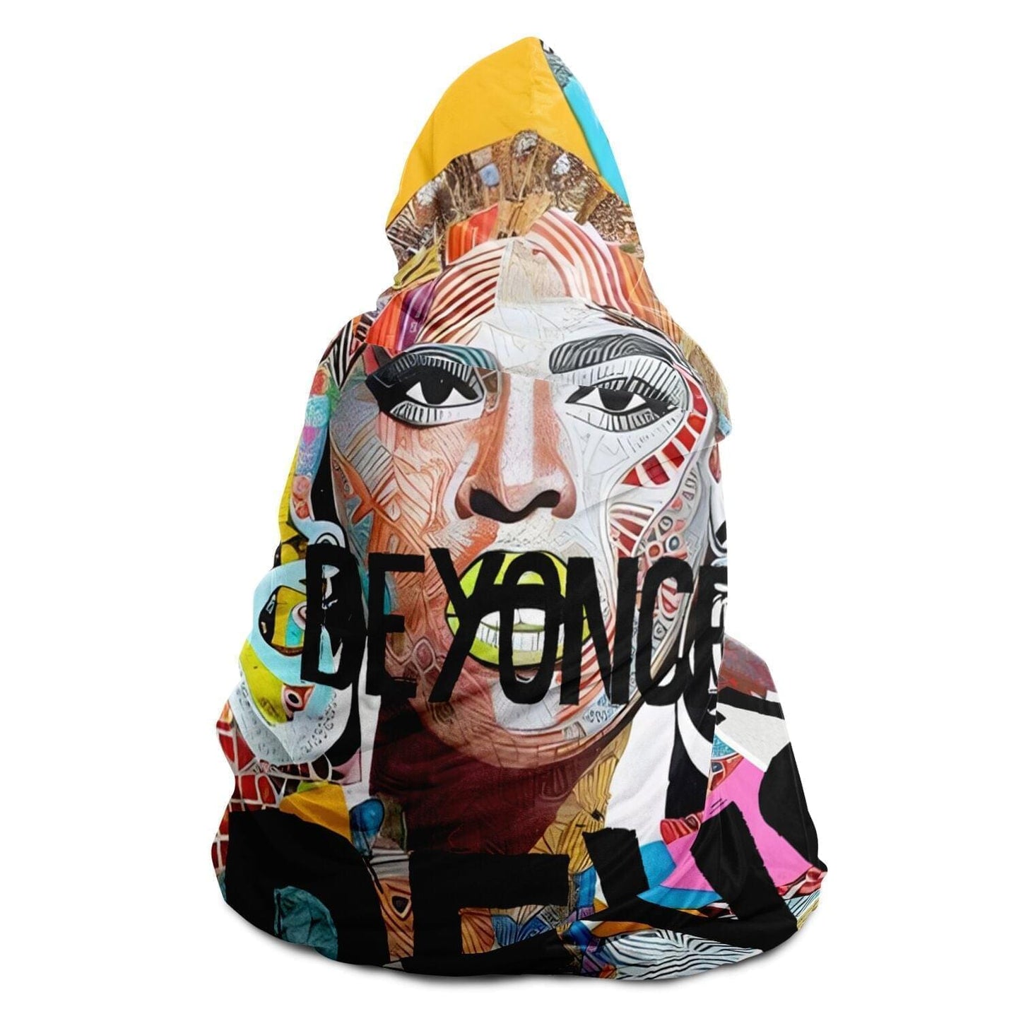 Beyoncé Pop Star Drawing Hooded Blanket Hoo-design