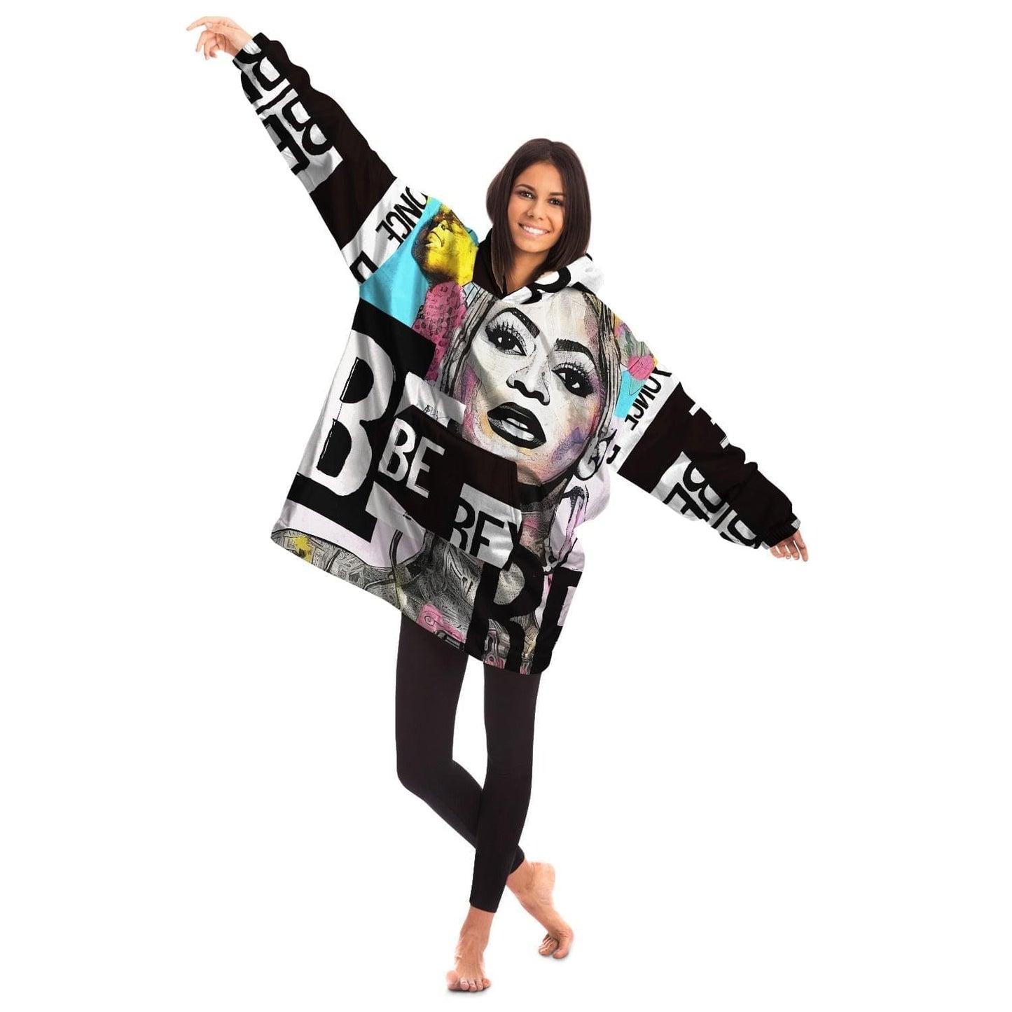 Drawing of Beyoncé Snug Hoodie Hoo-design