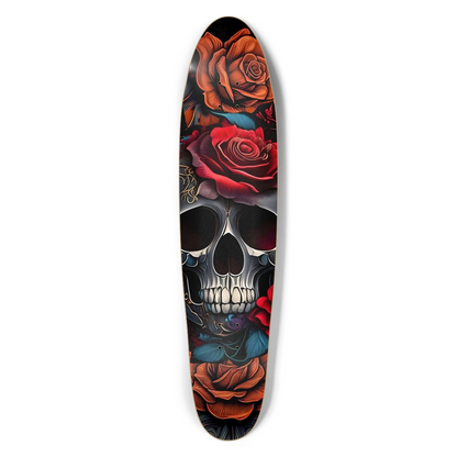 Skull & Roses Longboard
