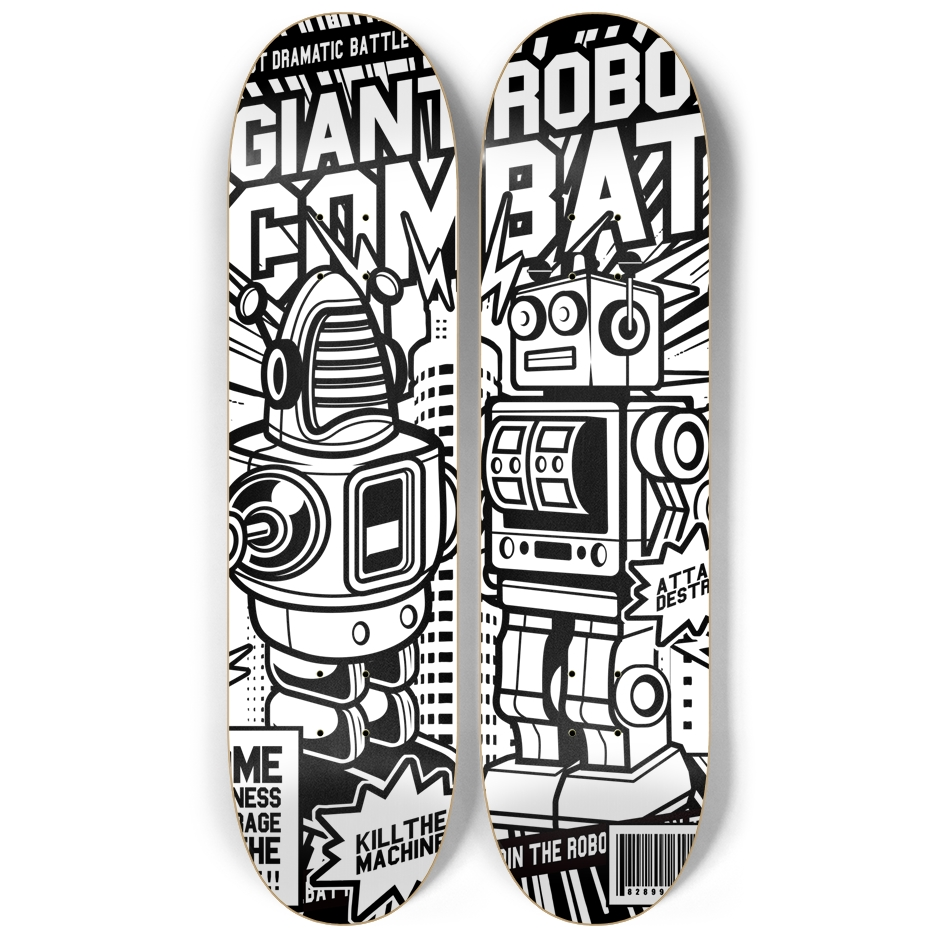 ROBOTS COMBAT 2 decks Wall Series