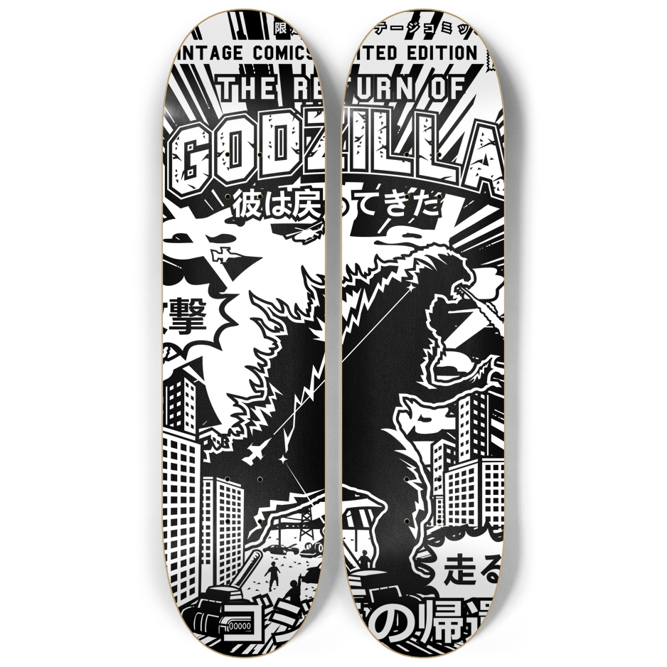 GODZILLA 2 decks Wall Series