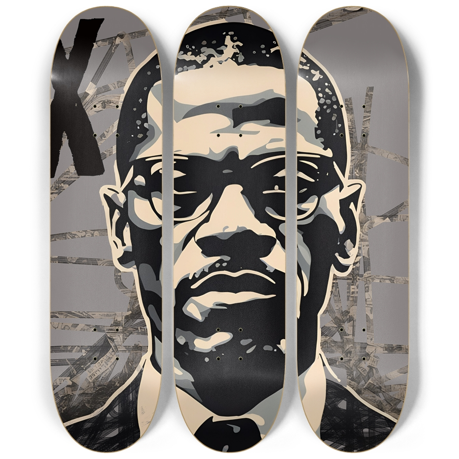 Malcom X 3 decks Wall Series