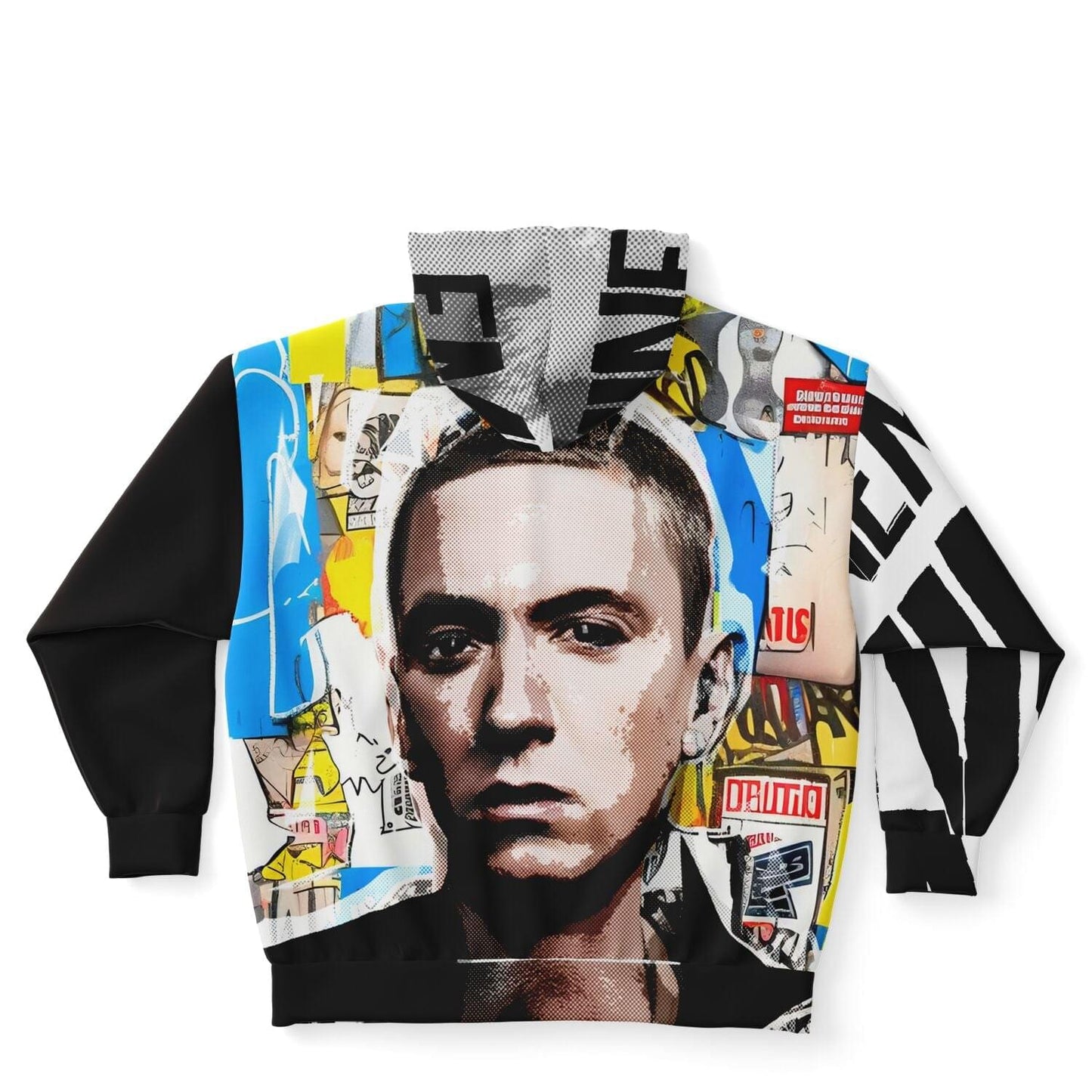 Eminem Drawing Plus-Size Zip Up Hoodie HOO-DESIGN.SHOP