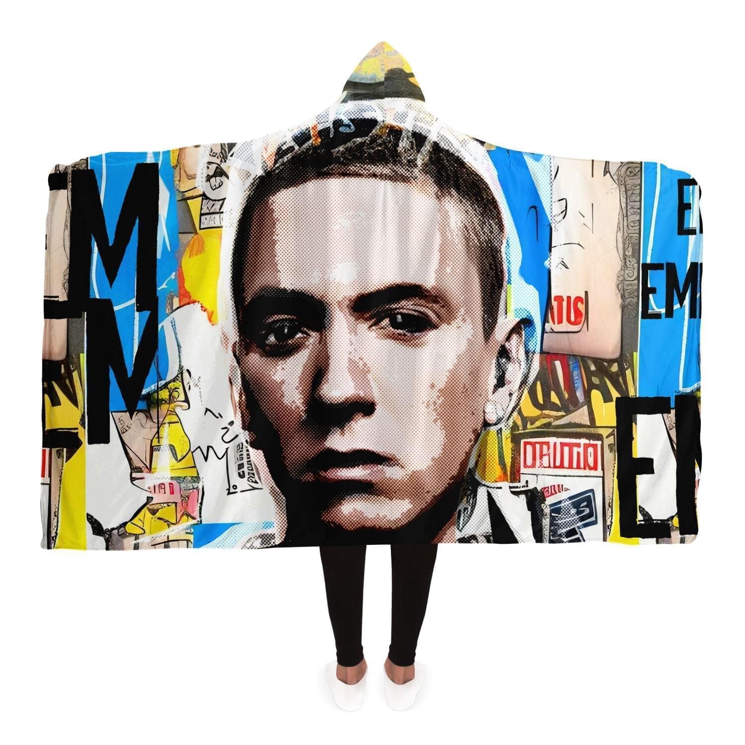 Eminem Drawing Streetwear Hooded Blanket HOO-DESIGN.SHOP