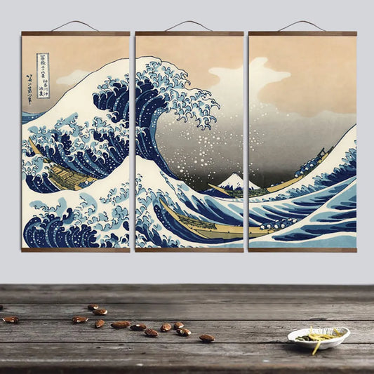 Japanese style Ukiyo-e Canvas art posters and prints Painting wall art