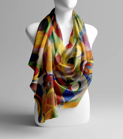Hommage à Blériot Robert Delaunay Voile Scarf