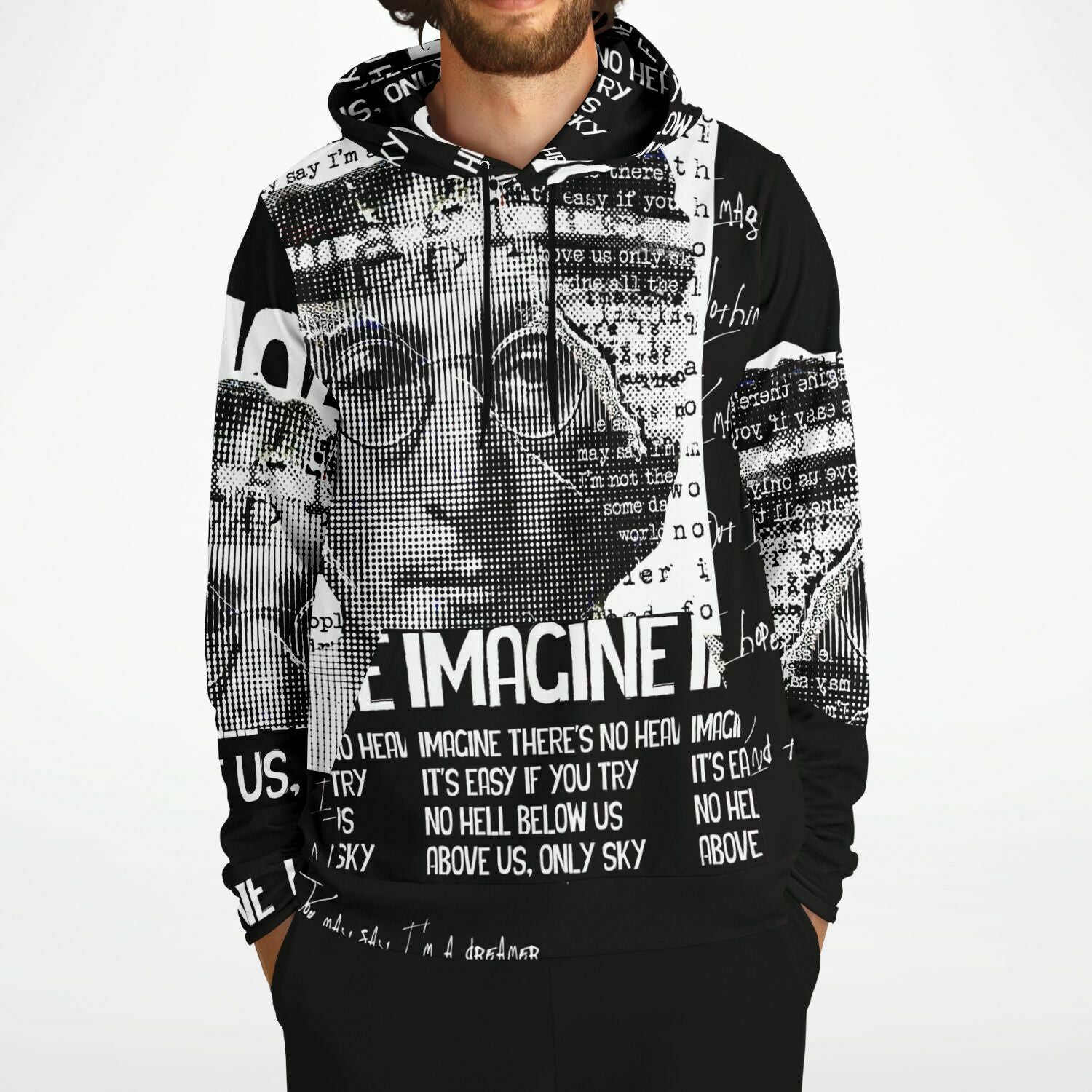 John Lennon Imagine Fashion Hoodie HOO-DESIGN.SHOP