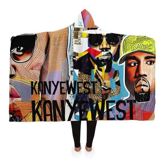 Kanye West Drawing Hooded Blanket HOO-DESIGN.SHOP