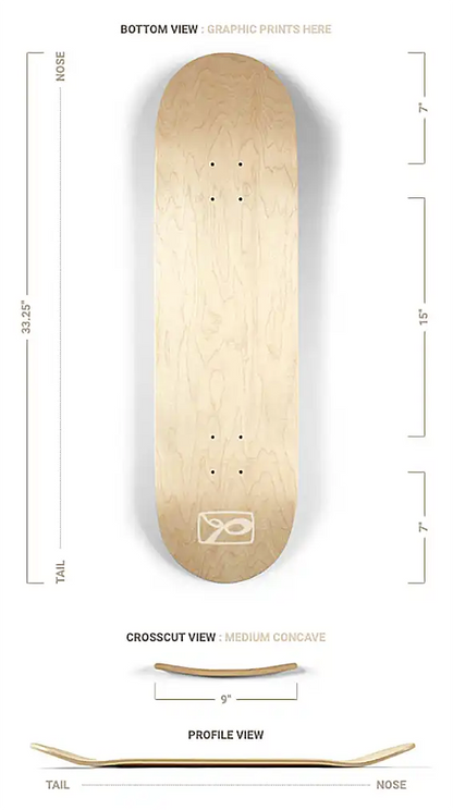 Empowered Woman Popsicle 9 inch Skateboard