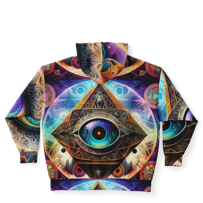 Psychedelic Art Underground Rave Aesthetic Cosmic Eye Plus-size Ziphoodie HOO-DESIGN SHOP