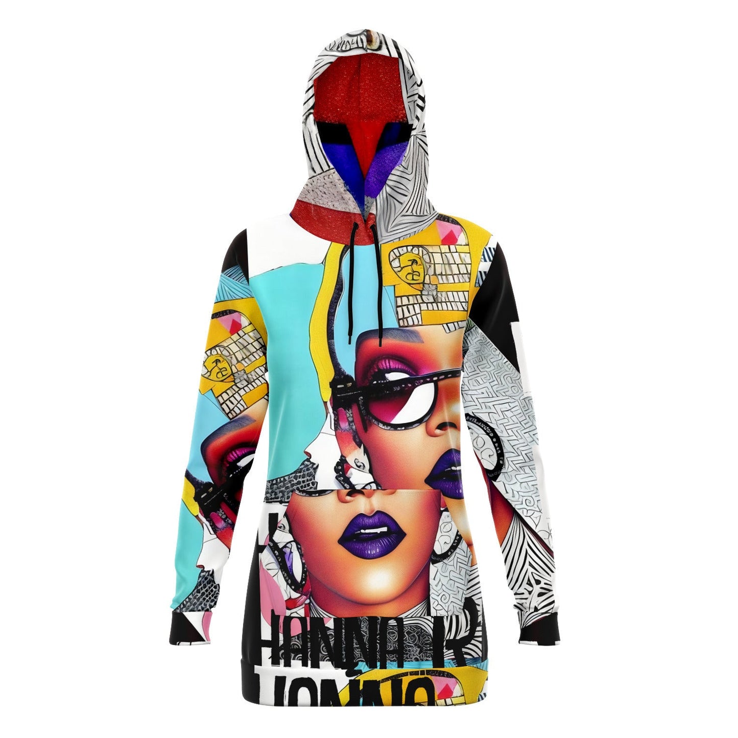 Rihanna Aesthetic Outfit Athletic Longline Hoodie Birthday Gift Idea HOO-DESIGN.SHOP