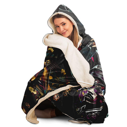 Snoop Dogg Art Hooded Blanket Gift Idea HOO-DESIGN.SHOP