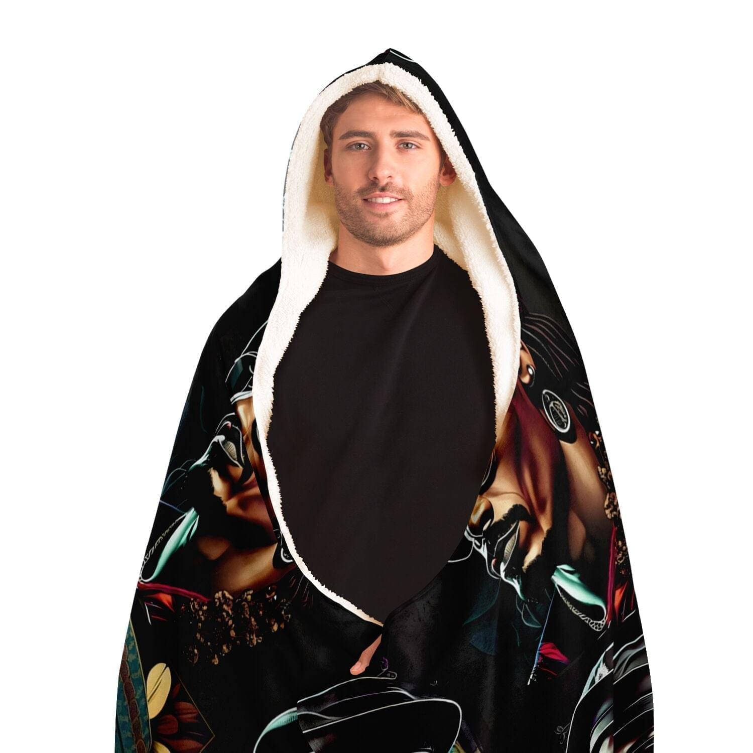 Snoop Dogg Art Hooded Blanket Gift Idea HOO-DESIGN.SHOP