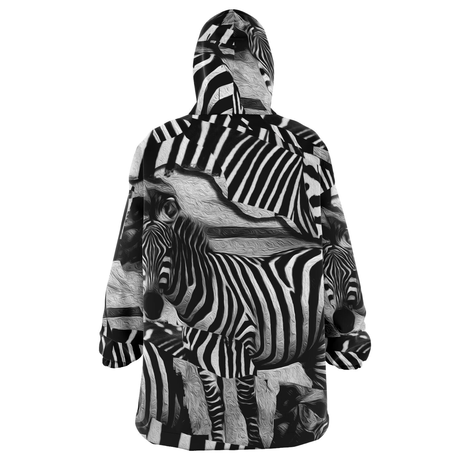 Zebra Artwork Snug Hoodie Gift Idea HOO-DESIGN.SHOP