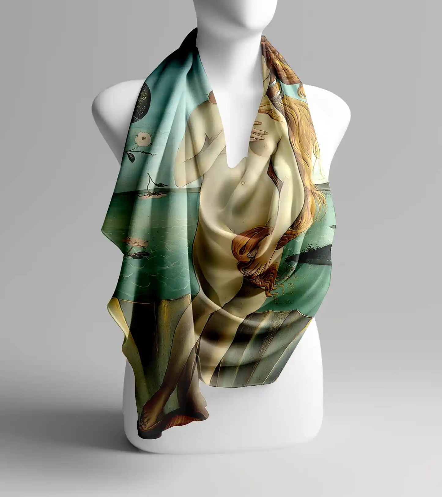 "The Birth of Venus" Sandro Boticelli Chiffon Scarf