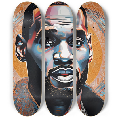 Basketball legend 3 decks Wall Series