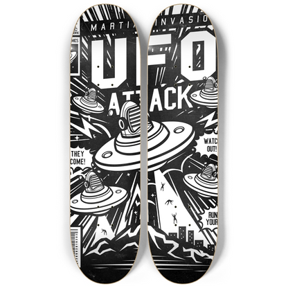 UFO ATTACK 2 decks Wall Series