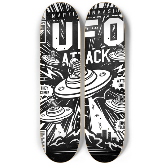 UFO ATTACK 2 decks Wall Series