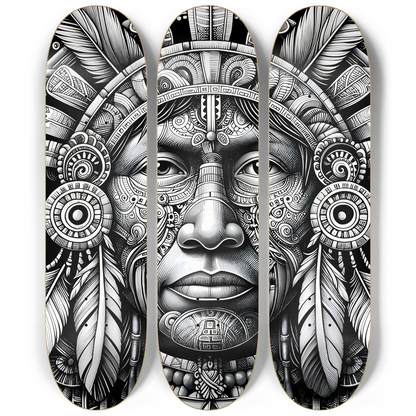 Maya Ancestor 3 decks Wall Series