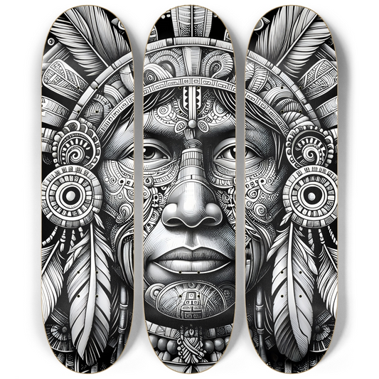 Maya Ancestor 3 decks Wall Series