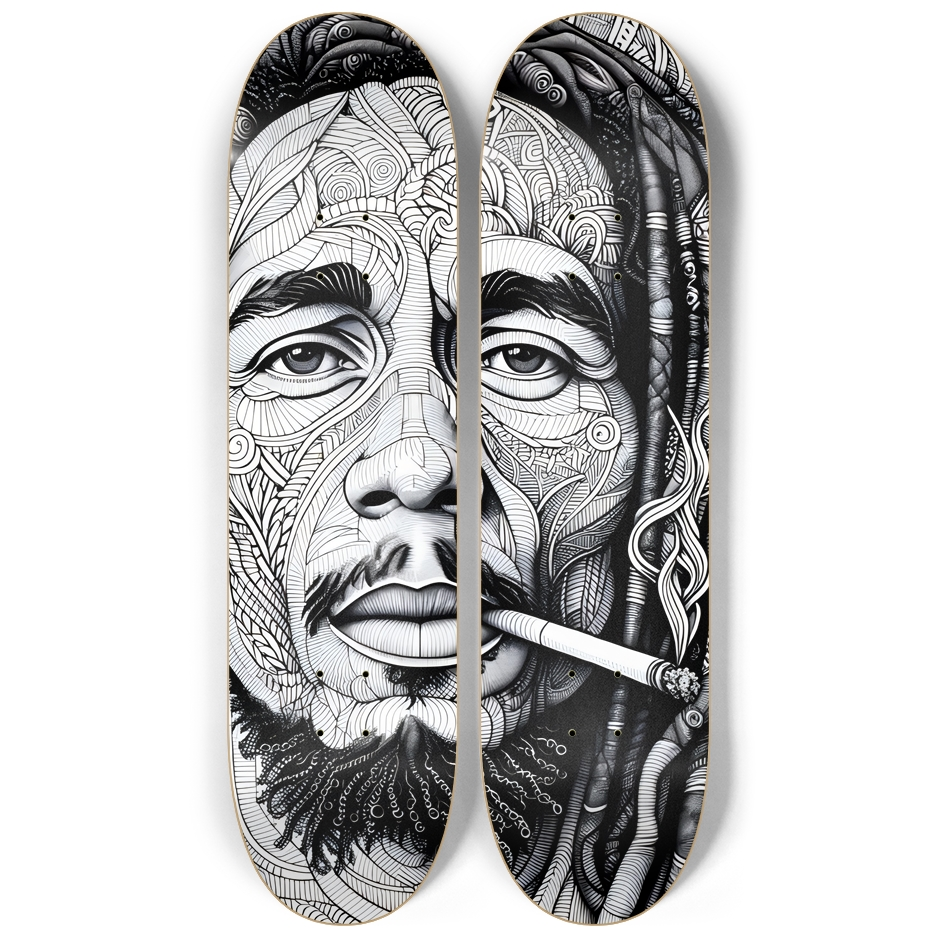 Rasta Smokin' 2 decks Wall Series