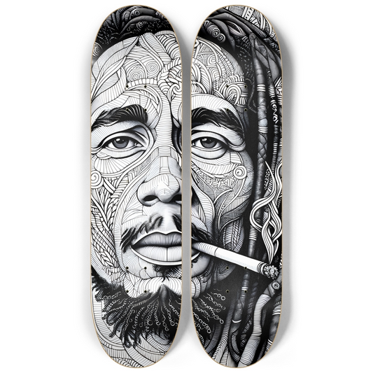 Rasta Smokin' 2 decks Wall Series