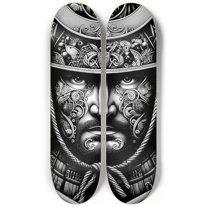 Samurai Warrior Tribal 2 decks Wall Series