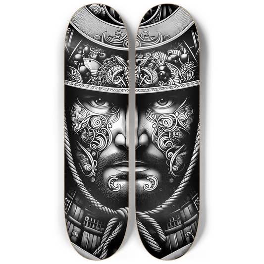 Samurai Warrior Tribal 2 decks Wall Series