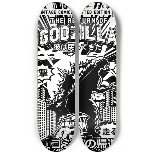 GODZILLA 2 decks Wall Series