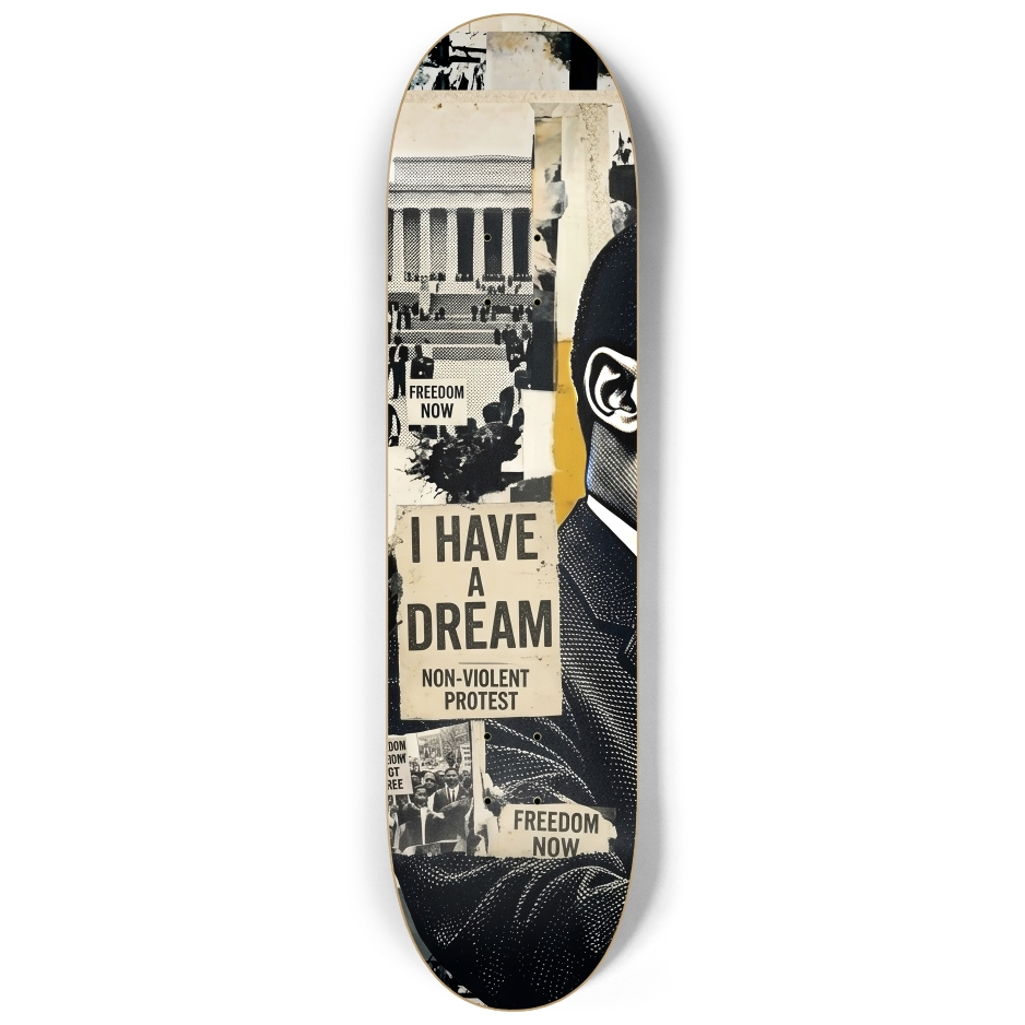 MLK-Freedom now-Skateboard Series