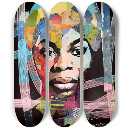 Nina Simone 3 decks Wall Series