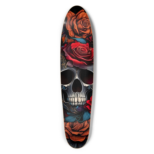 Skull & Roses Longboard