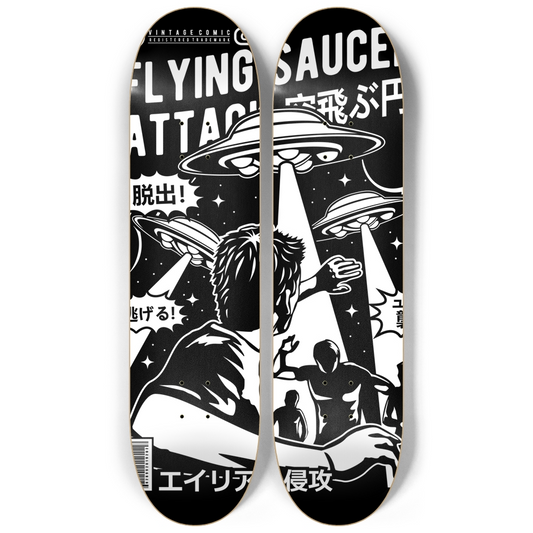 Flying Saucer Attack 2 decks Wall Series