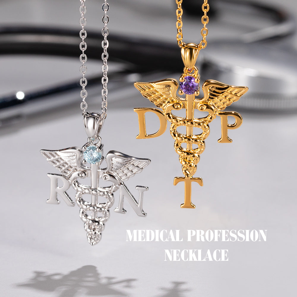 Medical Theme Necklace Jewelry Gift for Nurses & Doctors